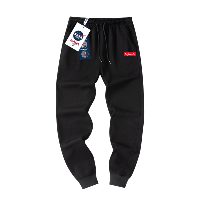 【NASA联名】加绒加厚休闲卫裤运动裤