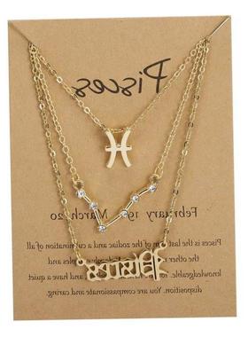 3件套生肖女性项炼个性新