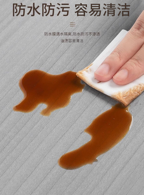 木纹厨房橱柜贴纸翻新家具