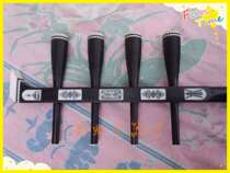 Mongolian Musical Instrument Treble Bone Sculpture Four Hu Refined Black Sandalwood Floral Tenor Four Hu Midtone Bass Four Hued box