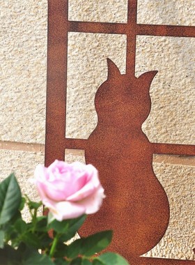 美式风窗户爬藤架墙壁杂货挂件