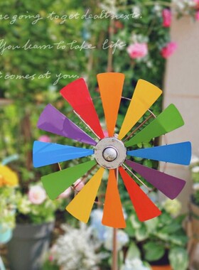 美式乡村风植物爬藤架旋转摆件