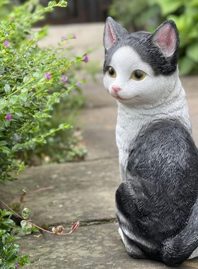可爱小猫装饰摆件别墅庭院园林