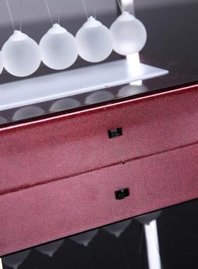 七彩发光牛顿撞球力传递摆球牛顿摆球减压碰珠子创意桌面装饰摆件