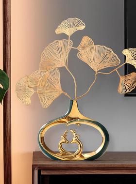 轻奢高档客厅花瓶摆件创意家居玄关酒柜电视柜鞋柜装饰品乔迁新居