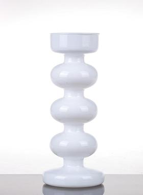 环形花瓶 现代简约玻璃花瓶水培插花瓶子桌面酒店样板间软装摆件