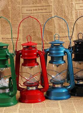 复古煤油灯老式油灯怀旧马灯露营帐篷灯摄影道具酒吧餐厅装饰摆件