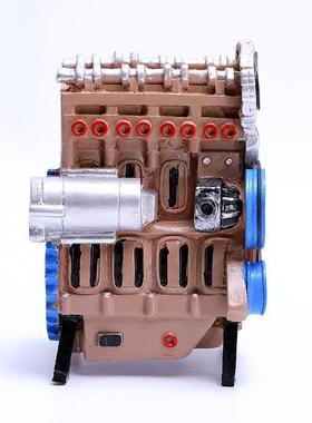 爆款新品树脂发动机模型经典收藏居家办公创意树脂摆件工艺品摆件
