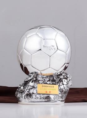 西庸 树脂工艺品 世界杯 奖杯金球奖射手球员电镀金球奖