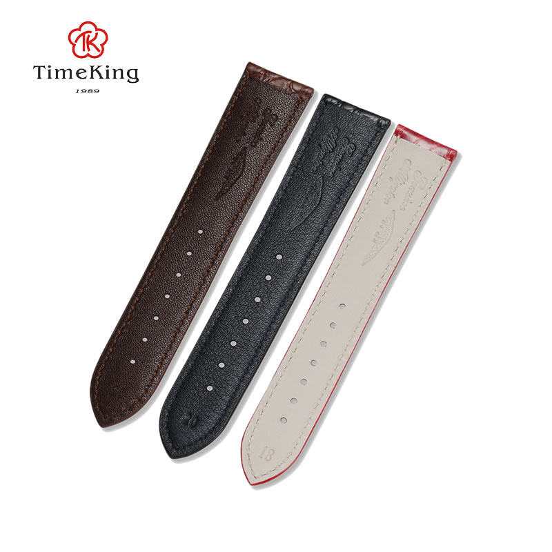 美洲鳄鱼皮欧米茄萧邦伯爵折叠扣 timeking配件