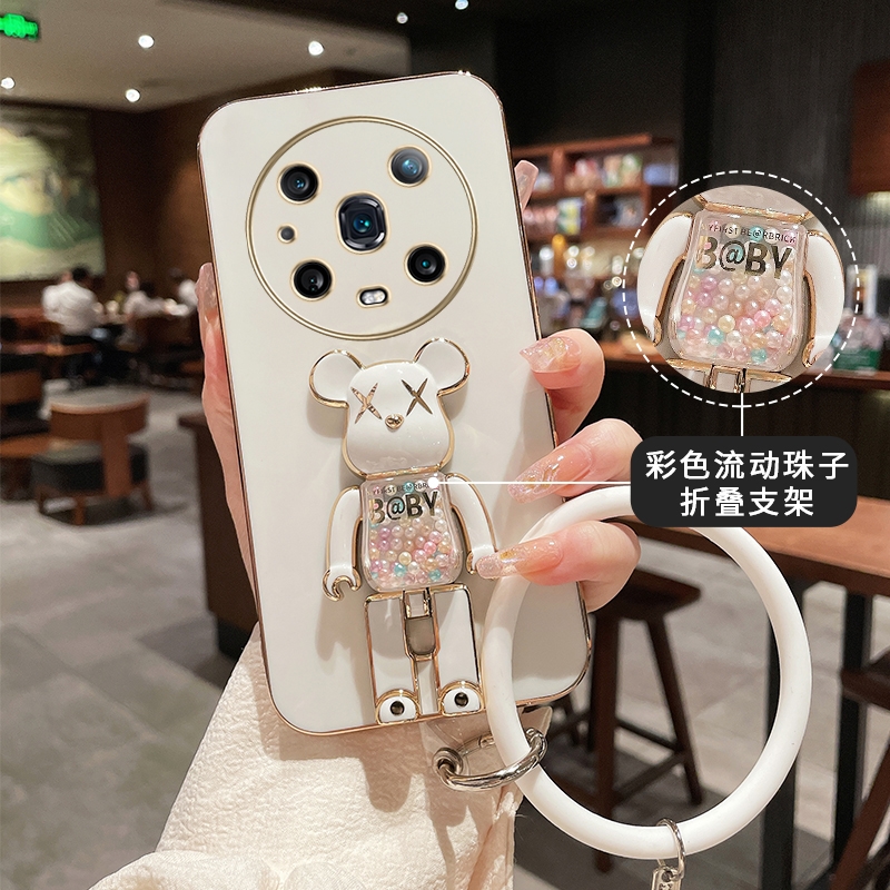 适用于荣耀magic4手机壳magci4pro潮牌糖果熊hwmagc3女新款魔术3pro高级感huawei网红5G奢华简约抖音同款创意 - 图1