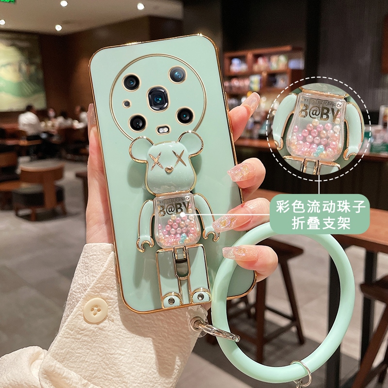 适用于荣耀magic4手机壳magci4pro潮牌糖果熊hwmagc3女新款魔术3pro高级感huawei网红5G奢华简约抖音同款创意 - 图2