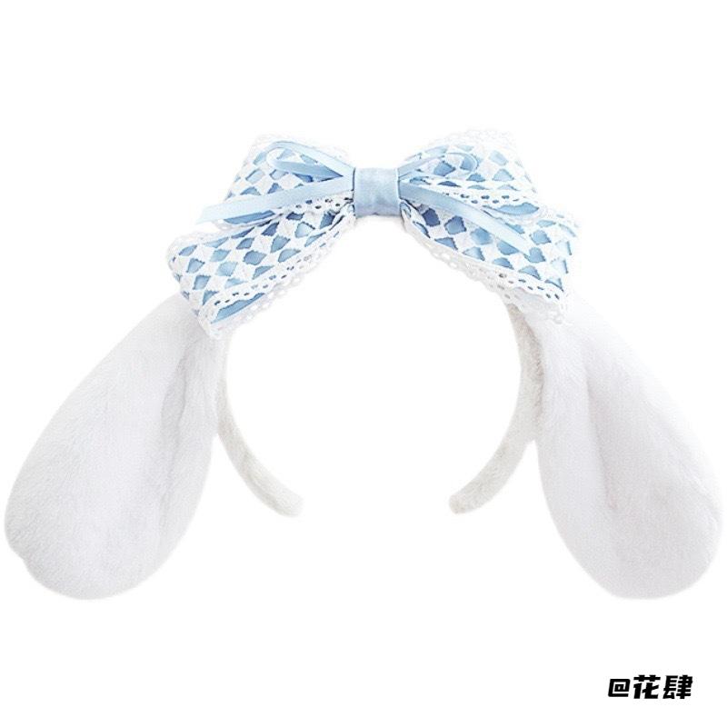 玉桂狗头箍周边发饰网红爆款搞怪风毛绒公仔女洗脸趣味头饰发箍 - 图2