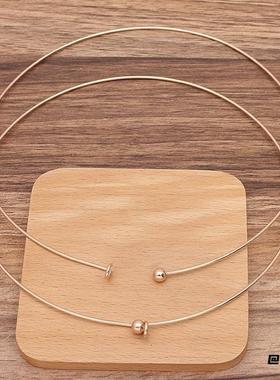 颈圈配件花饰品唐制手环圆圈记忆古风手链项圈坠子制作diy复古