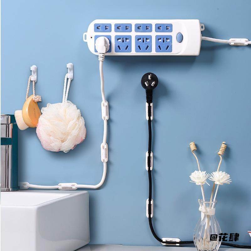 整理扣线夹收纳理线器挂墙免钉线批发排插拖线板线夹子插排免打孔,淘宝优惠券,粉丝福利购,淘宝优惠卷