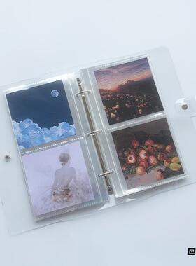 画册相册油画棒作品动漫正方形磨砂空白水彩画一宫收纳册镭射配件