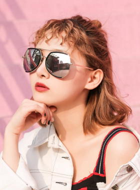 新款太阳镜女超大框韩版显瘦墨镜