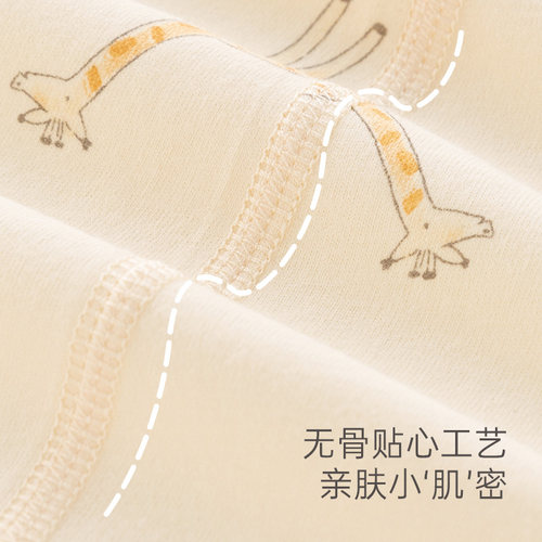 【7A抑菌】新生婴儿绑带和尚服夏季纯棉三角哈衣宝宝长袖包屁衣薄 - 图2