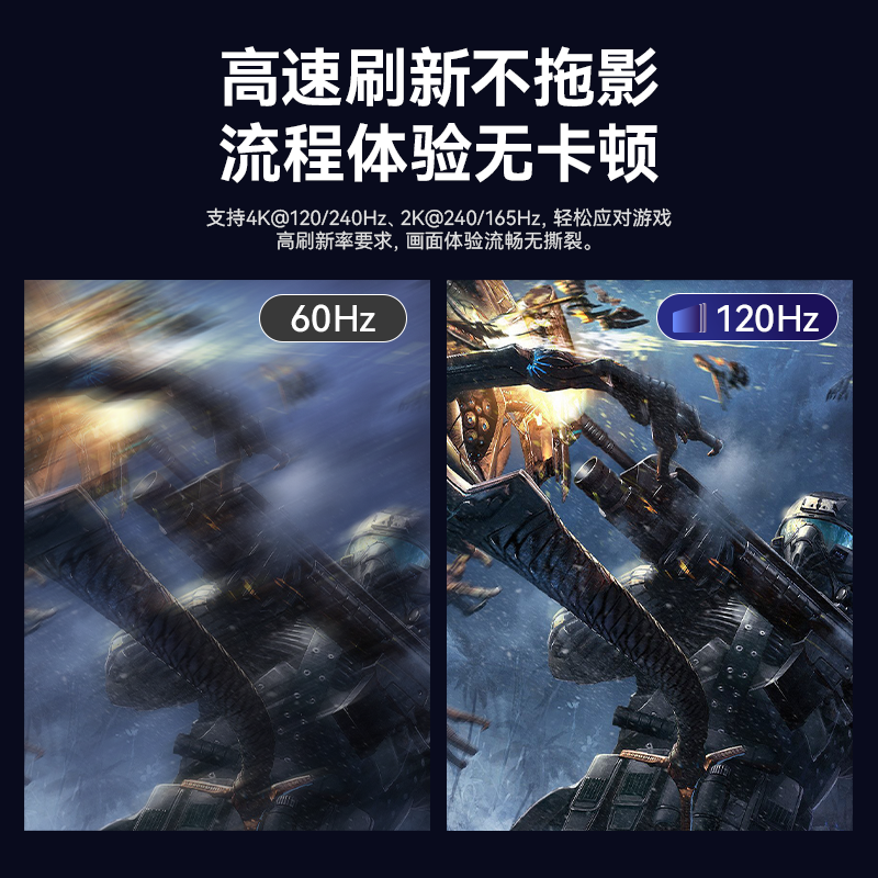 Dockcase多凯斯hdmi高清线2.1连接8K笔记本电脑显示器电视机顶盒延长4K视频