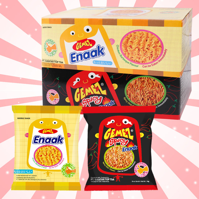 GEMEZ Indonesia imports whole box of crispy chicken noodles