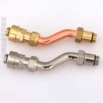 Hydro-balance pressure differential by-pass valve Three-tail piece automatic vent valve ground warm water distributor drain drain valve full copper