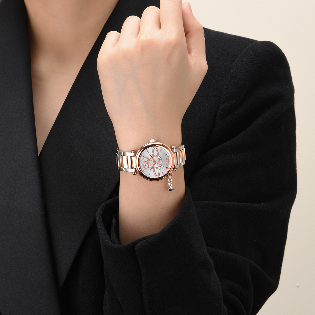 viviennewestwood手表女西太后新款女表镶钻钢带时尚女款女士腕表