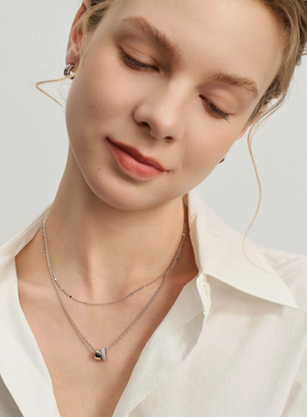 【新款】ARSIS自由搭配循光双环叠链高级感简约锁骨链春夏项链