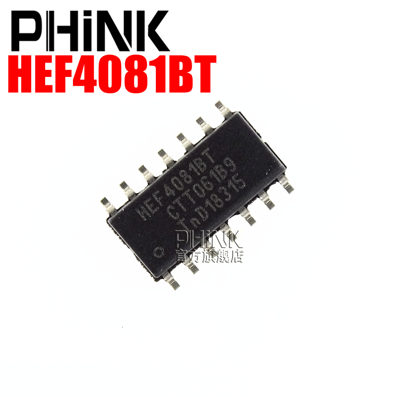 PHINK适用于HEF4081BT SOP-14 原装全新 逻辑四路2输入与门为主 - 图2