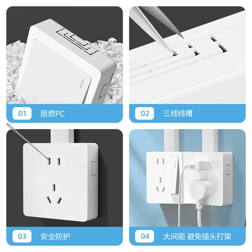 Международный электрик с открытой установкой на выключатель