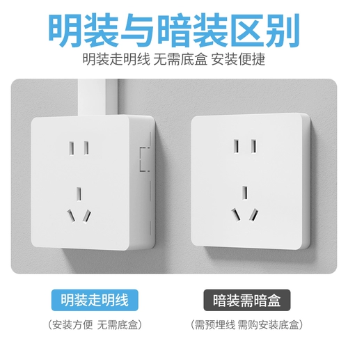 Международный электрик с открытой установкой на выключатель