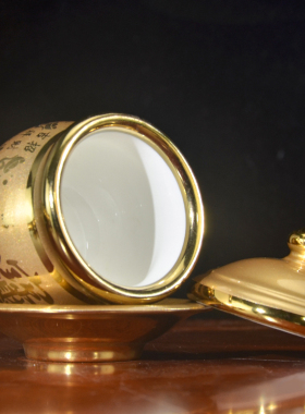 武文财神地主爷进宝供水杯供杯