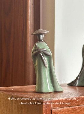 新品无聊了 看看神秘三侠僧紫砂中式微观造景V装饰桌面摆件礼