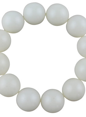 极速白玉菩提根高密顺白q圆珠手串20mm12颗白菩提佛珠男女手链文