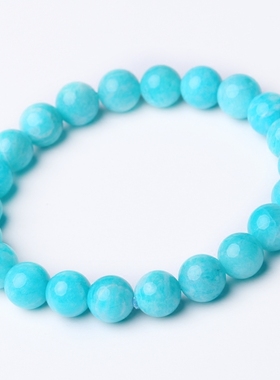 极速天河石手链女天然莫桑比w克天河石单圈手串水晶时尚饰品手链