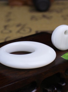 极速厂家直销贝i壳子母扣吊坠DIY项链念珠挂件配饰平安扣玉化通透