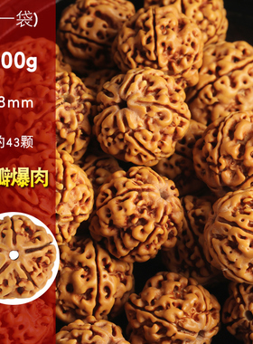 极速尼伯尔多瓣大金刚菩r提手串红黄皮爆肉手串佛珠手链金刚原籽