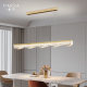 Pasha restaurant dining table light luxury all copper chandelier