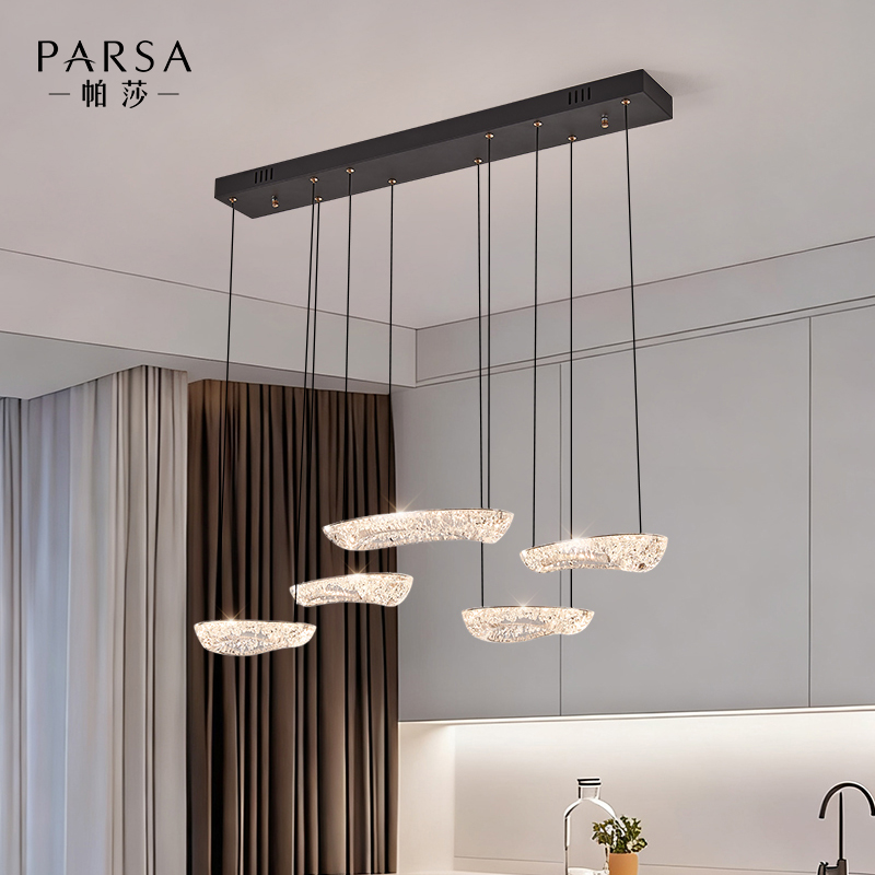帕莎 餐厅吊灯 意式极简餐厅吧台灯设计师款别墅复式楼餐厅吊灯 - 图1