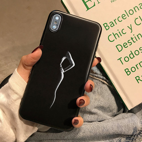 趣味ins风iphone15pro污秽手机壳13适用苹果12低俗11小米14性感美女xsmax男士vivox100磨砂软壳p50华为mate60 - 图0