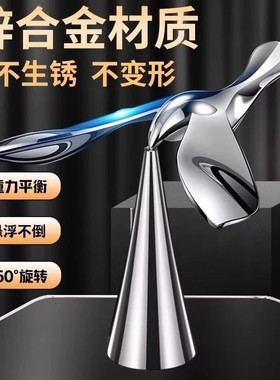 2026跨境新款飞鸟开瓶器不倒翁小鸟平衡鸟金属啤酒开酒器 悬浮瓶