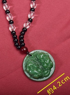 2026双貔貅项坠皮丘项链吊坠挂饰毛衣链男女饰品挂坠摆摊景区小商