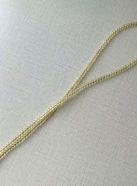 2026天然巴西黄水晶项链女锁骨链简约时尚百搭男佛牌长短挂链高档