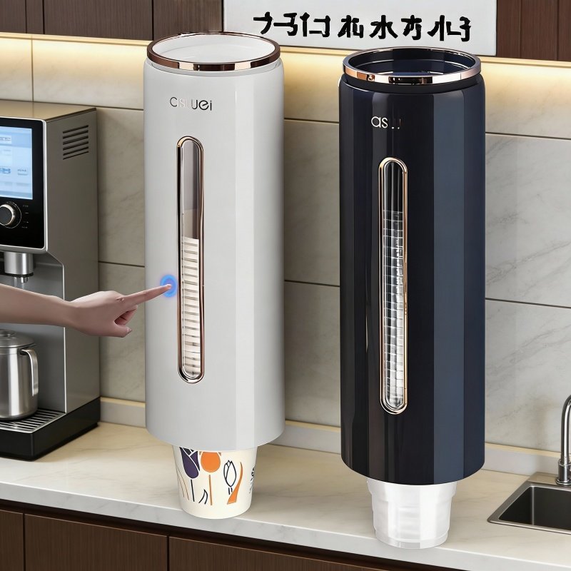 一次性杯子架自动取杯器饮水机放纸杯水杯收纳架神器杯架2024新款,淘宝优惠券,粉丝福利购,淘宝优惠卷