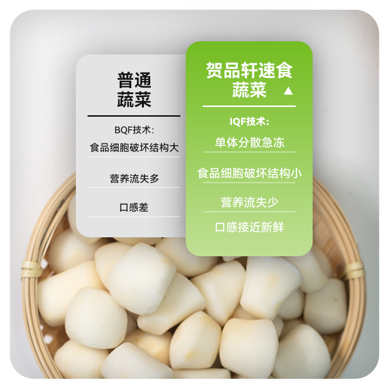 贺品轩 冷冻去皮芋圆小芋头新鲜免洗免切软糯急冻蔬菜芋圆无添加 - 图3