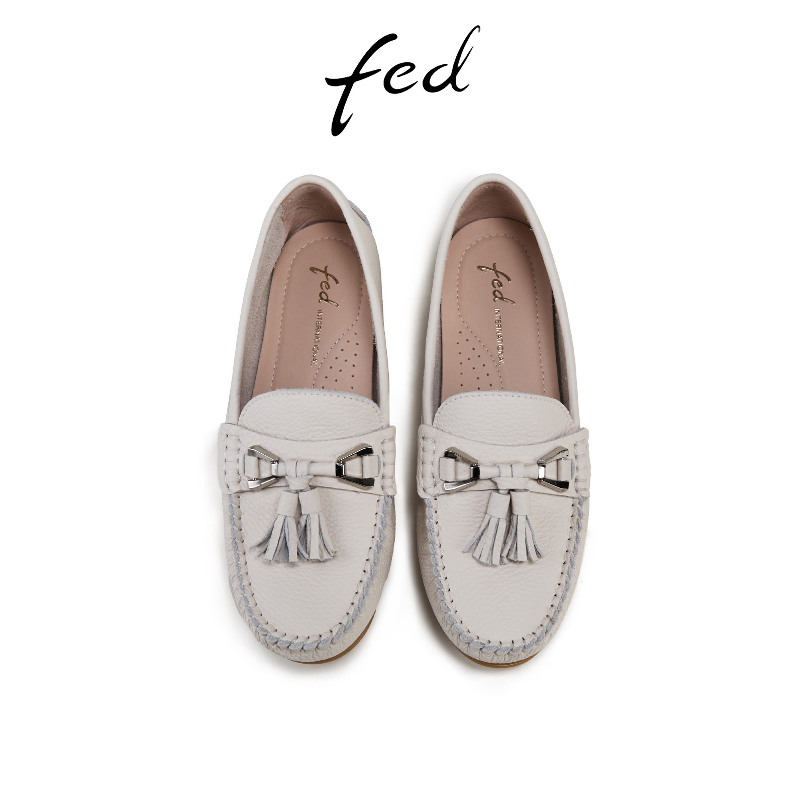 fed英伦风豆豆鞋春季新款女鞋流苏乐福鞋单鞋女款女S0225-YAB689,淘宝优惠券,粉丝福利购,淘宝优惠卷