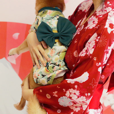 柴犬衣服秋季冬狗狗衣服柴犬和服日式幼犬小猫咪衣服春秋柯基泰迪 虎窝淘