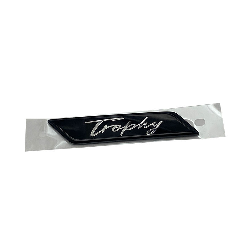 适用于20款名爵MG6前中网侧标贴 trophy中网标进气格栅车标带胶黑