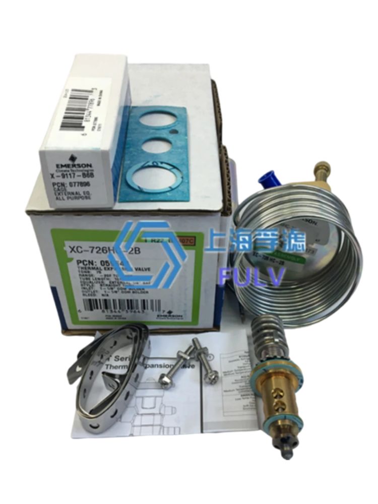 ALECO艾默生热力膨胀阀空调冷库阀动力头HC-726HC-2B阀芯B6B B5B - 图0