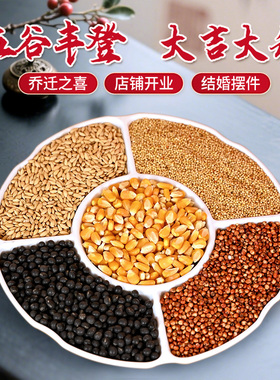 传统五谷粮搬家新房乔迁开业净宅结婚风水民俗吉祥五谷丰登摆件