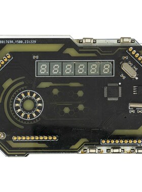 赛博朋克RGB幻彩灯光数字时钟电子焊接散件科技制作套件TJ-56-692